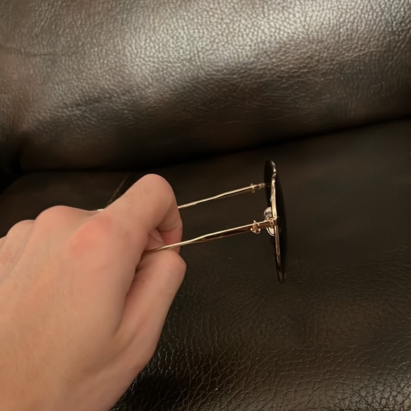 Jimmy Choo women’s logo monogram round aviator sunglasses NEW - Picture 9 of 14